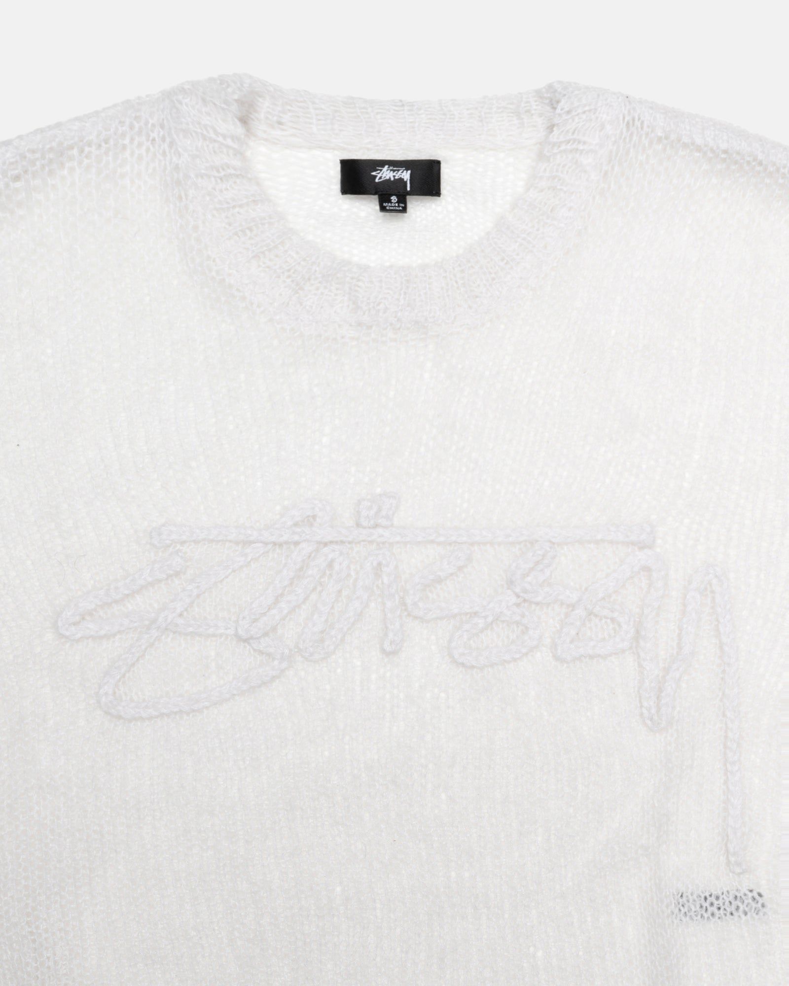 LOOSE KNIT LOGO SWEATER sold by Stussy product image thumbnail 3