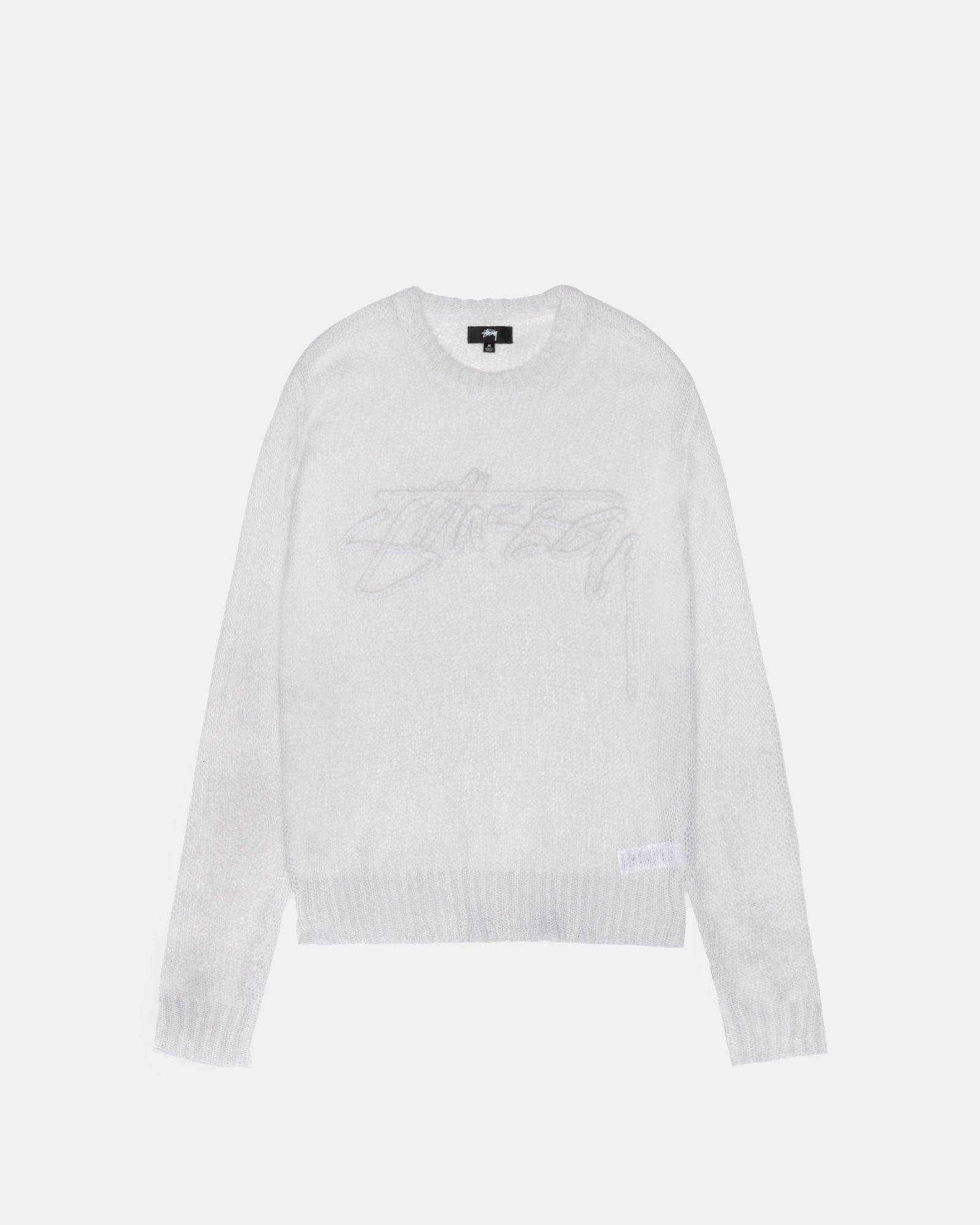 LOOSE KNIT LOGO SWEATER sold by Stussy