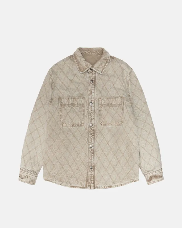 QUILTED DENIM SHIRT sold by Stussy