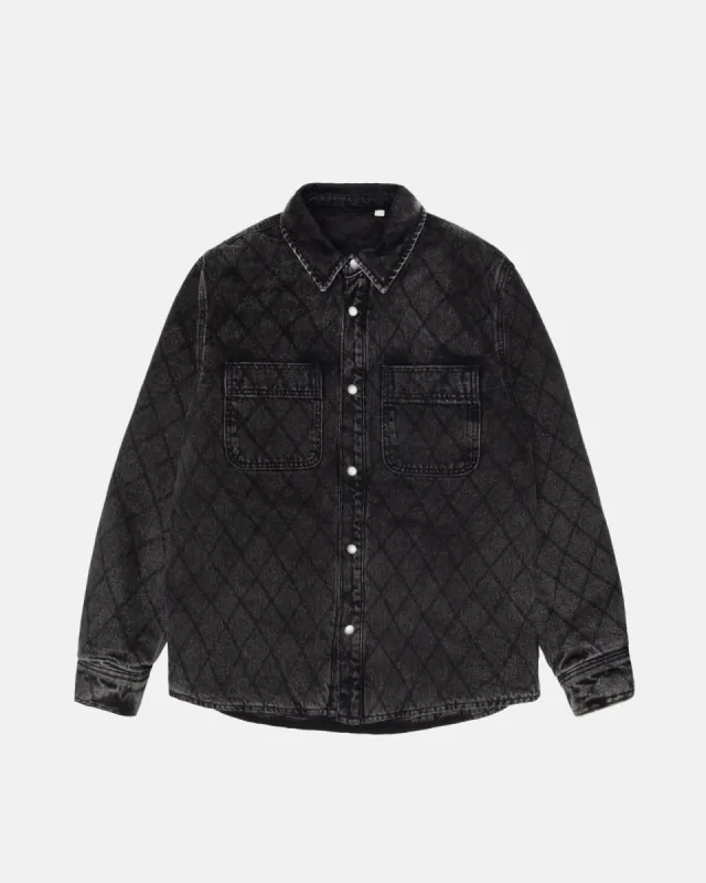 QUILTED DENIM SHIRT sold by Stussy
