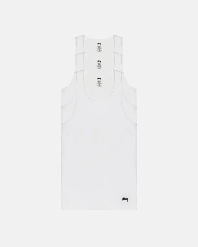 TANK UNDERSHIRTS 3 PACK sold by Stussy
