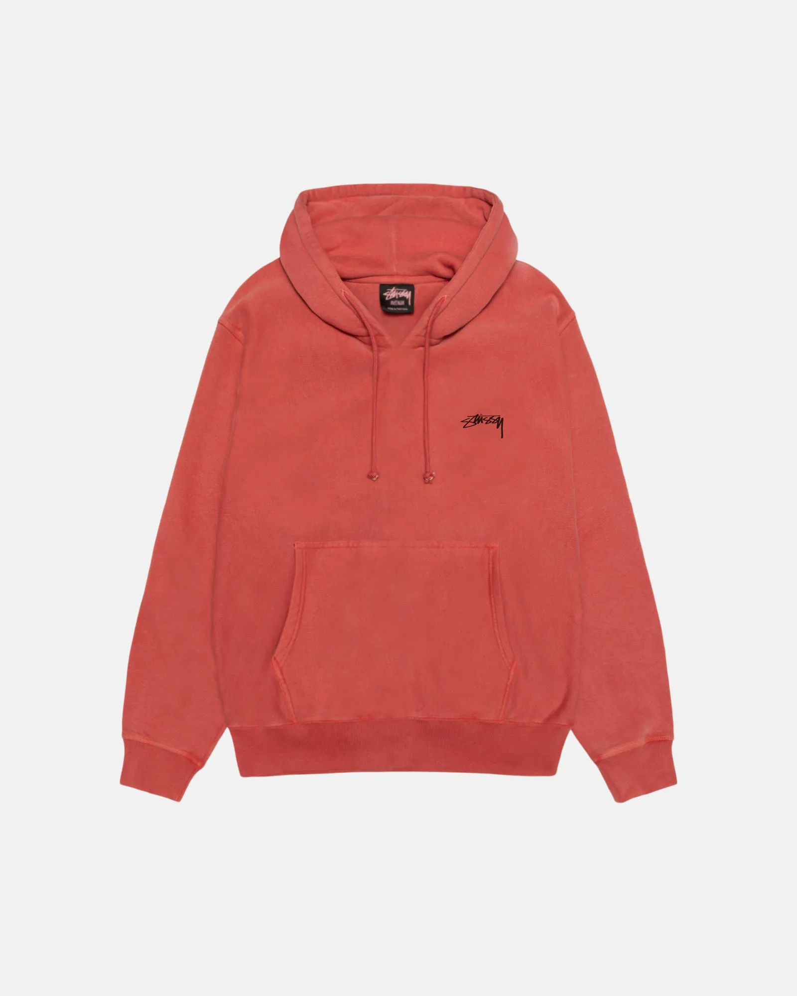 SMOOTH STOCK HOODIE PIGMENT DYED sold by Stussy