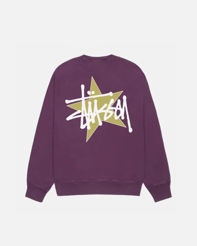 STÜSSY STAR CREW PIGMENT DYED sold by Stussy