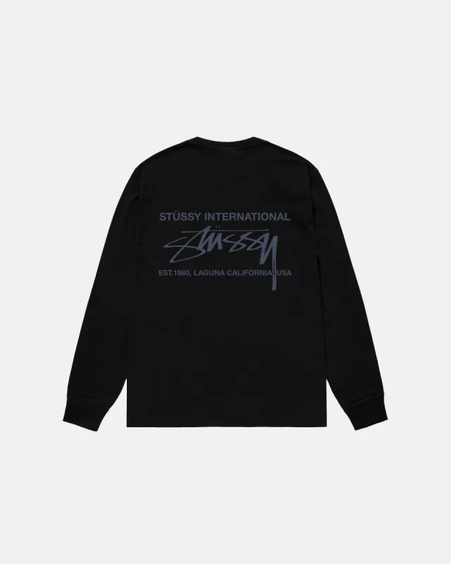 SMOOTH INTERNATIONAL LS TEE sold by Stussy