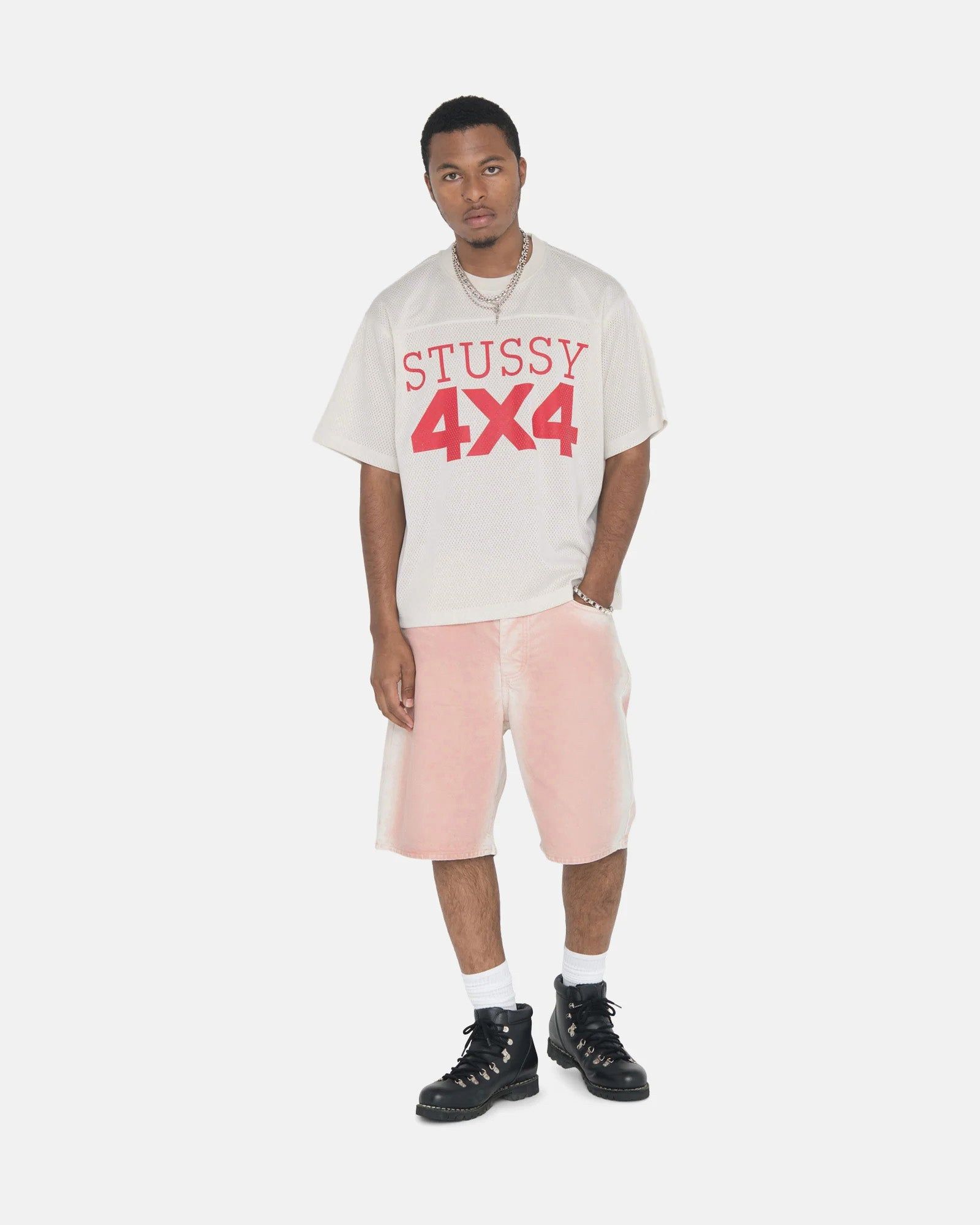 Stussy 4X4 MESH FOOTBALL JERSEY | Parallel