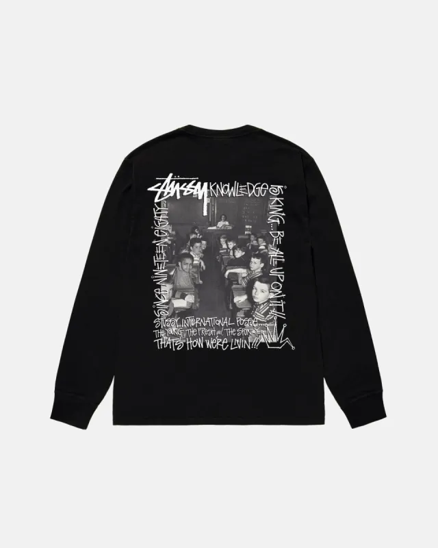 CLASSROOM LS TEE made by Stussy