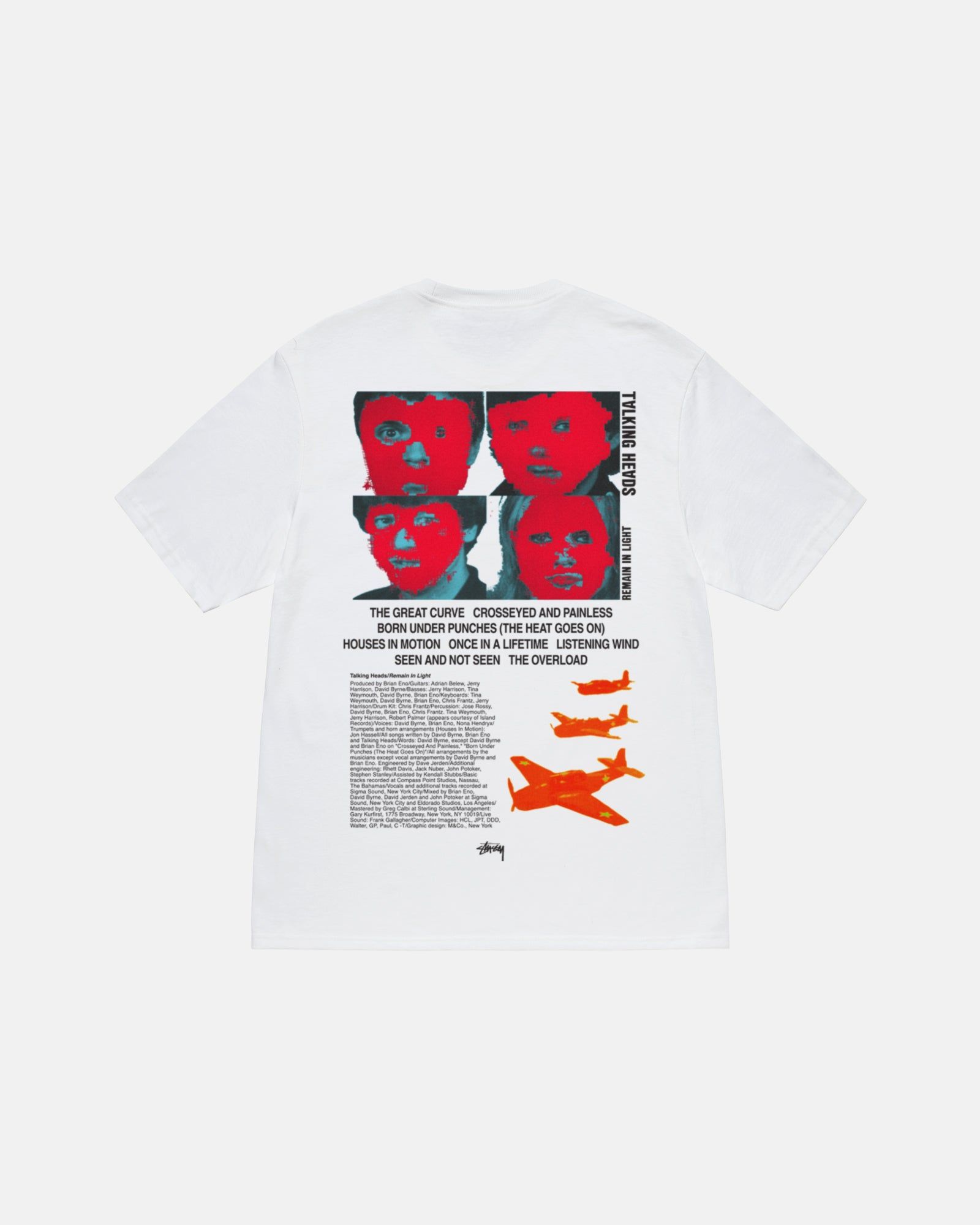 TALKING HEADS REMAIN IN LIGHT TEE sold by Stussy