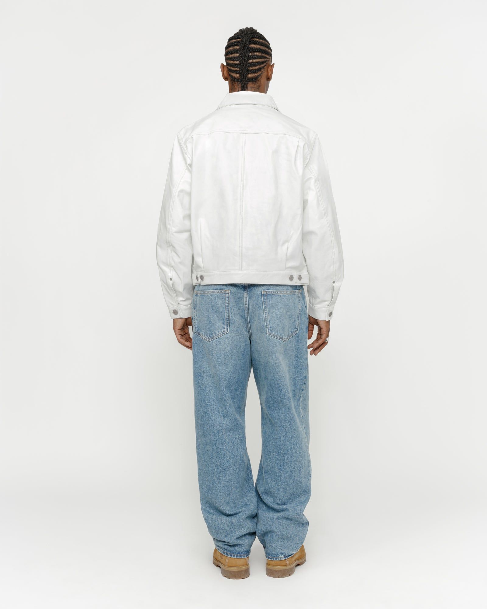 Stussy STÜSSY & LEVI'S LEATHER TRUCKER JACKET | Parallel