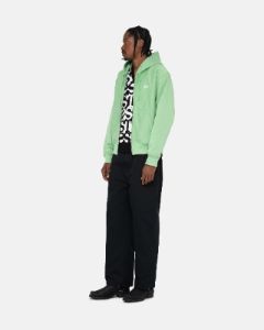 STOCK LOGO ZIP HOODIE sold by Stussy