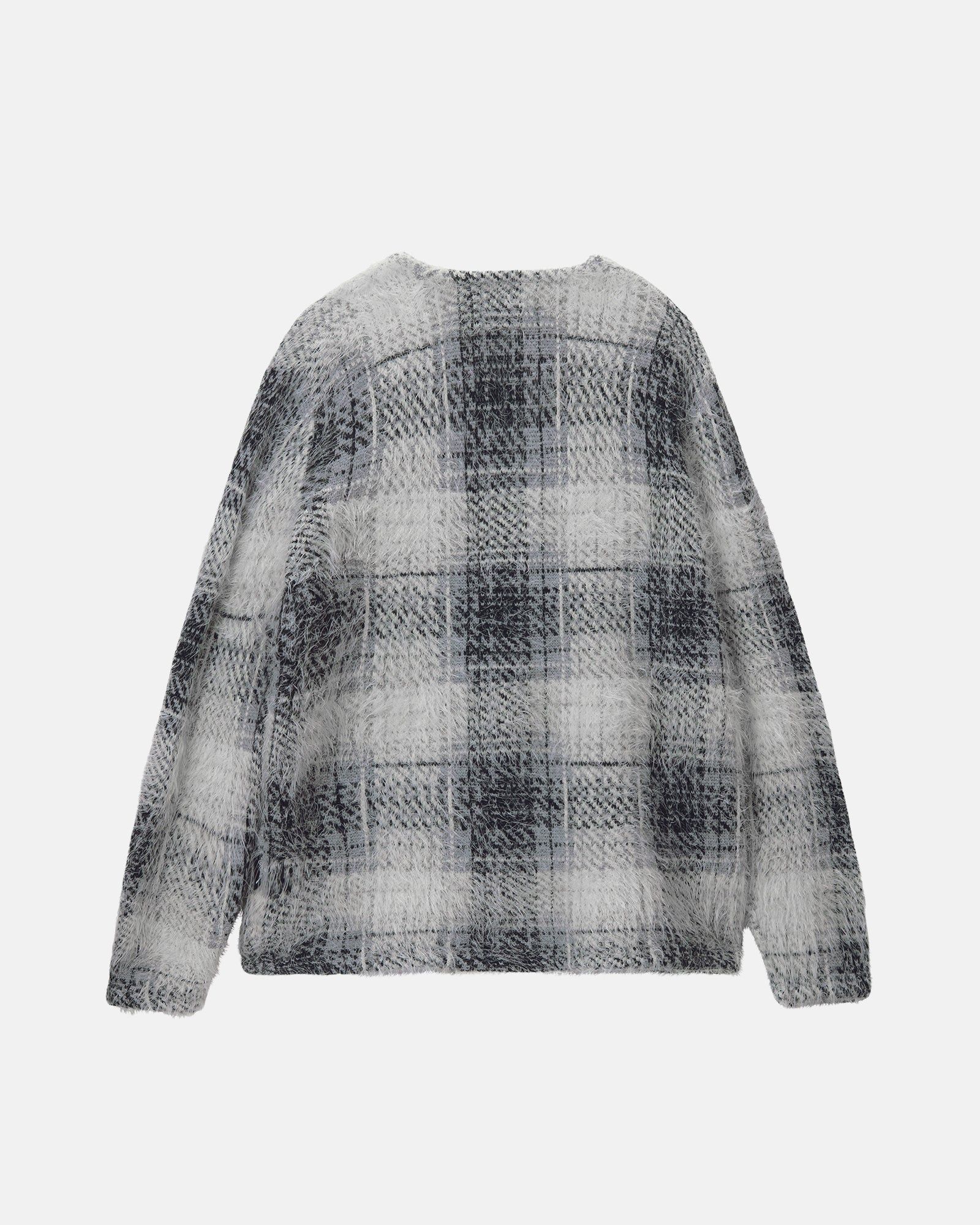 HAIRY PLAID CARDIGAN sold by Stussy product image thumbnail 2
