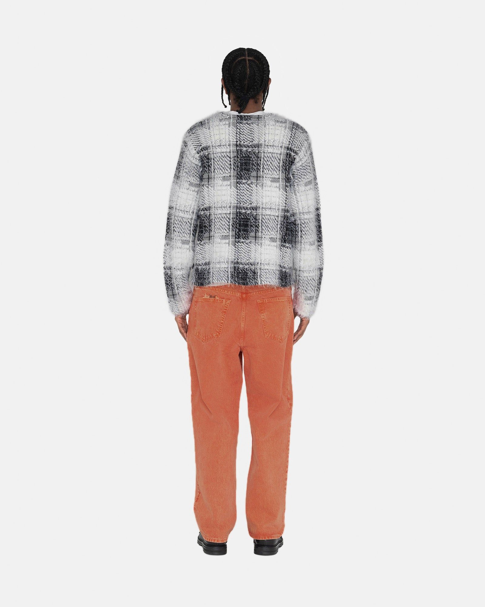 HAIRY PLAID CARDIGAN sold by Stussy product image thumbnail 6