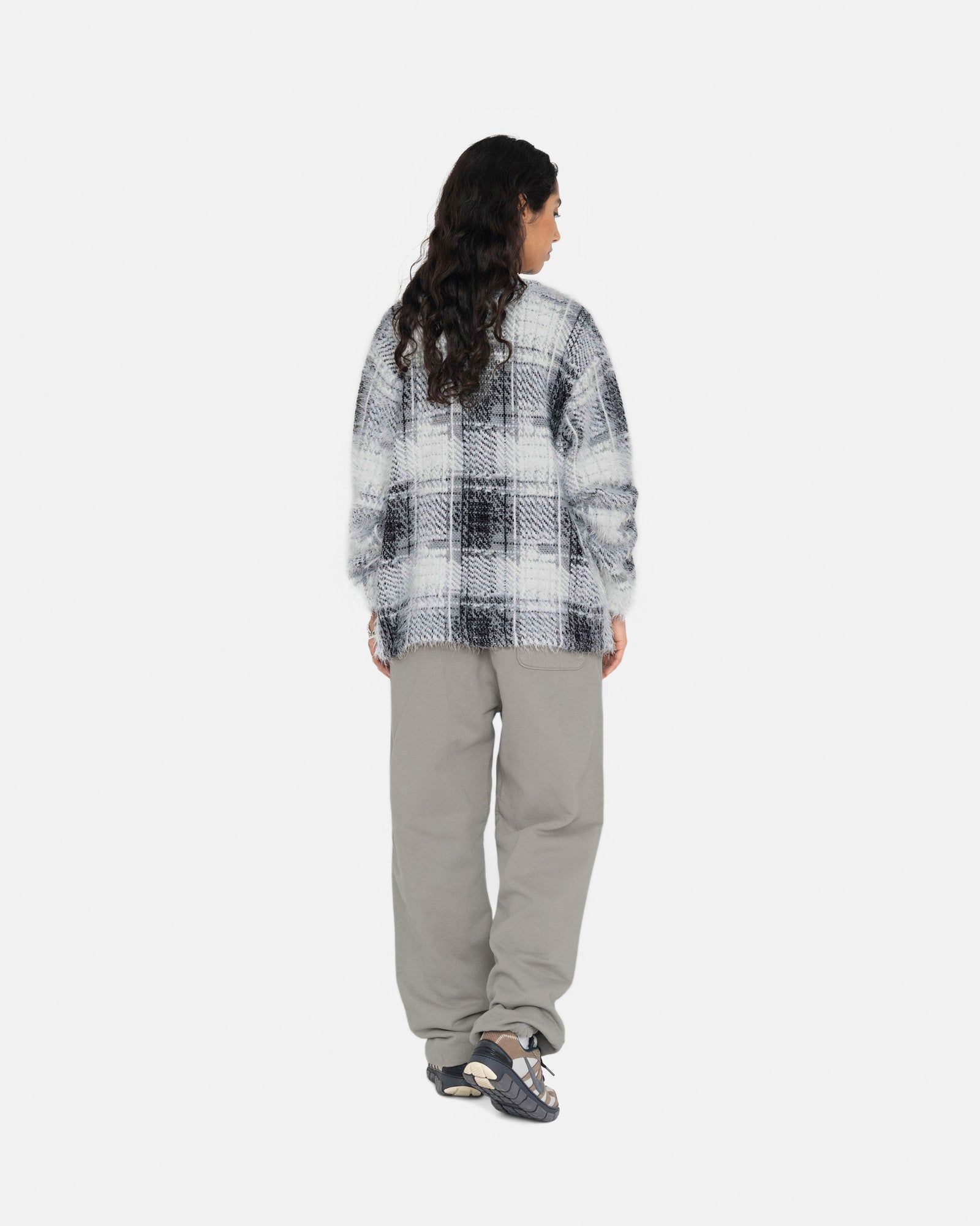 HAIRY PLAID CARDIGAN sold by Stussy product image thumbnail 9