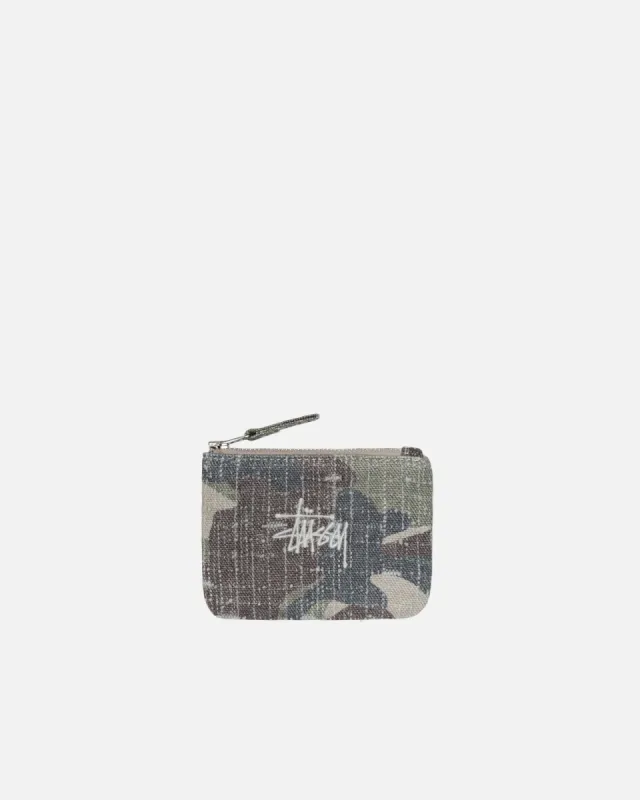 NEEDLE PUNCH COIN POUCH made by Stussy