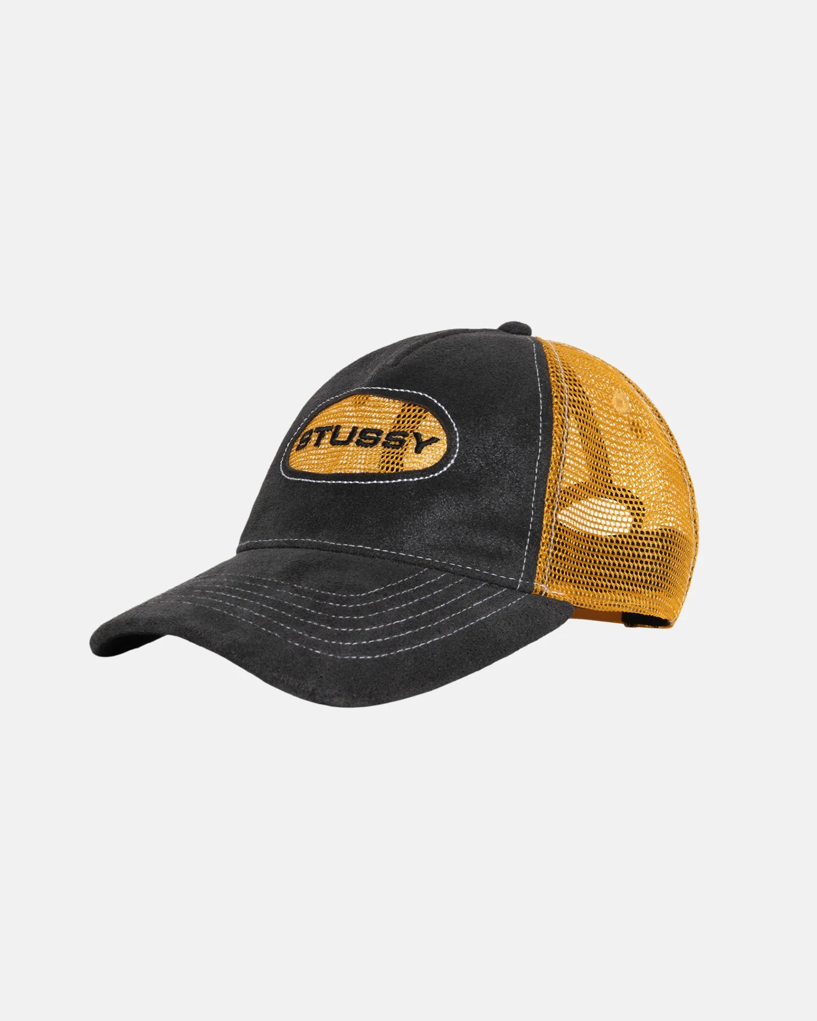 LOW PRO TRUCKER CUT-OUT LEATHER SNAPBACK | Parallel