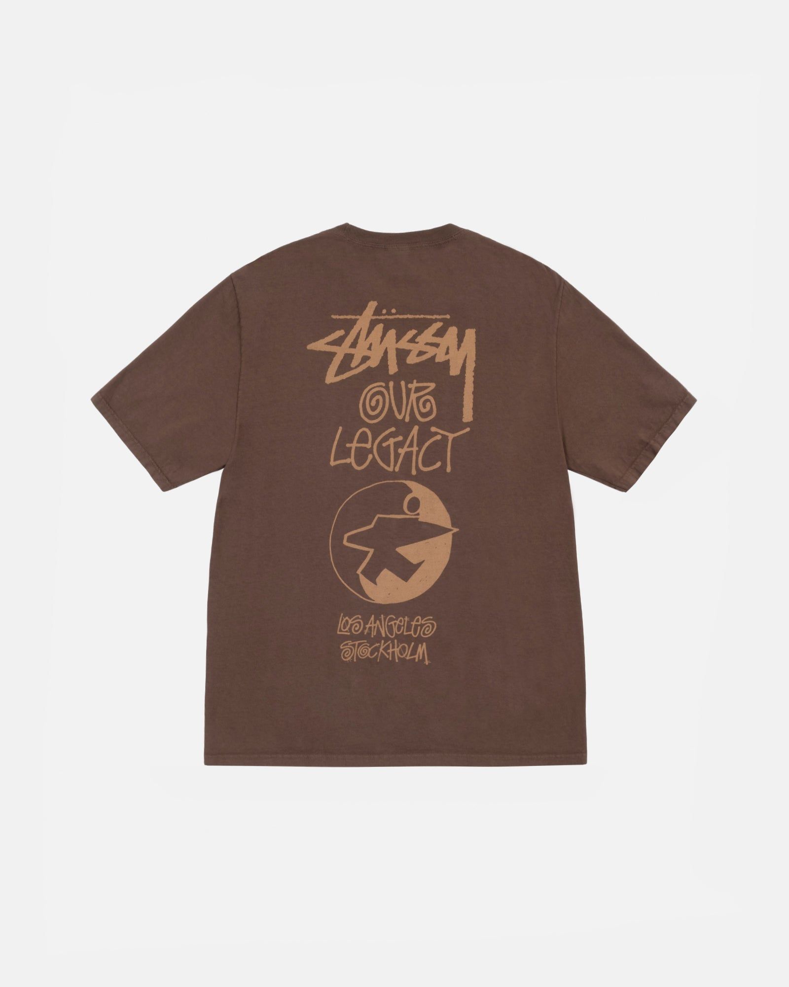 OUR LEGACY WORK SHOP SURFMAN TEE PIGMENT DYED sold by Stussy