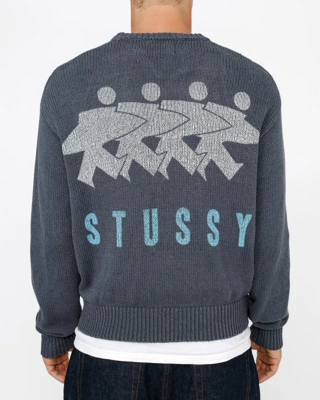 トップス Stussy Surfman Icon Sweater size M STUSSY FA'24】Stussy Surfman Icon Sweater (STUSSY/ニット・セーター