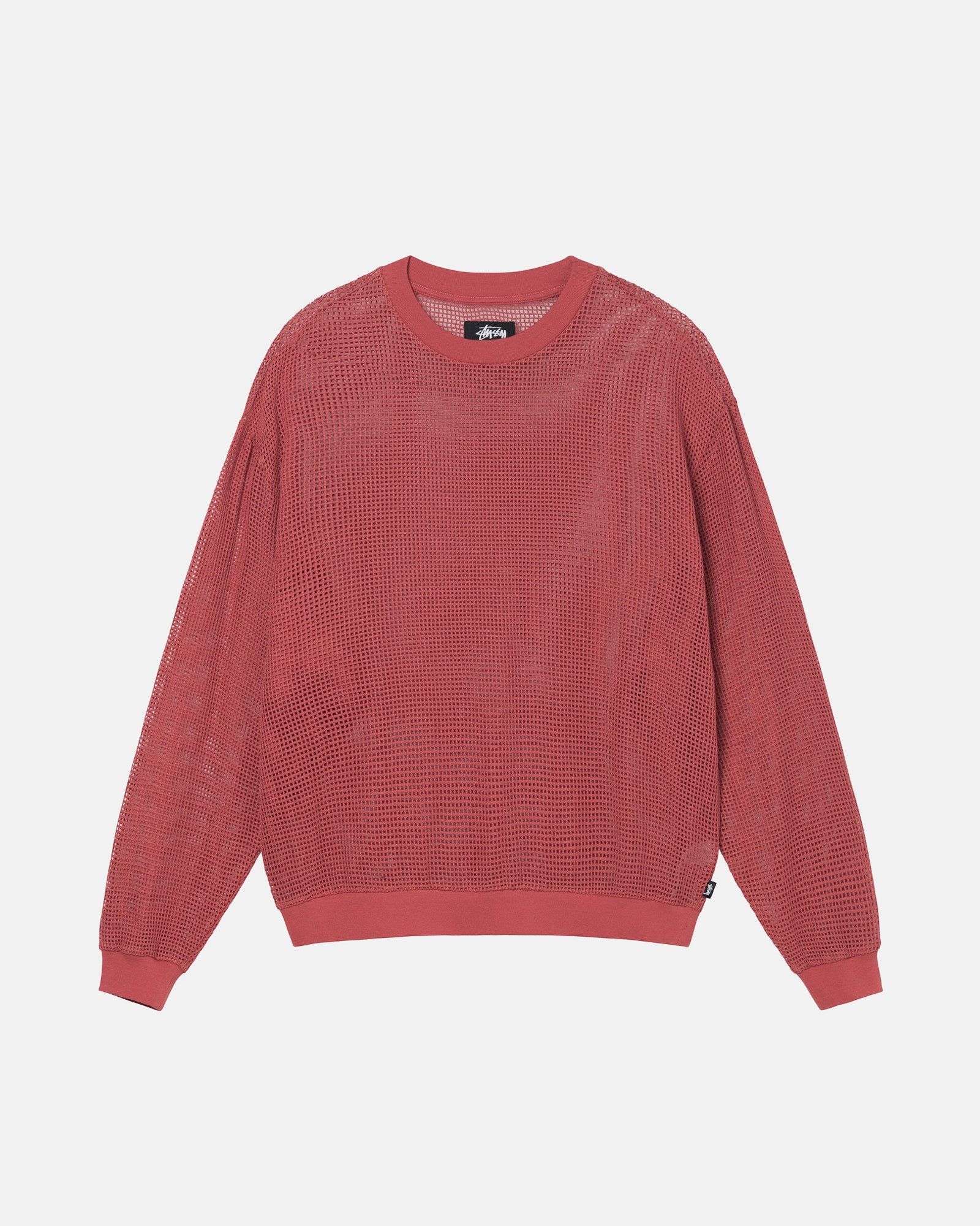 COTTON MESH LS CREW sold by Stussy