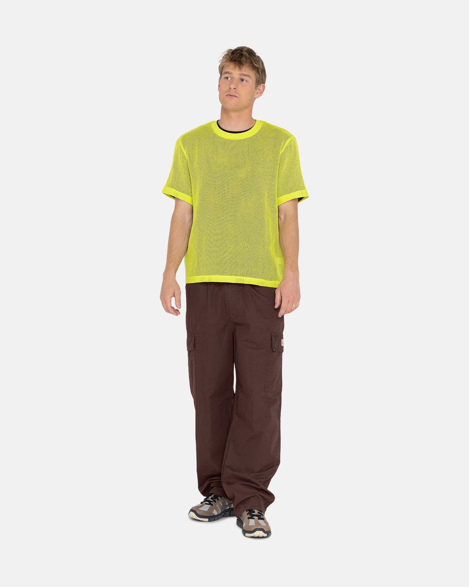 COTTON MESH SS CREW sold by Stussy product image thumbnail 4