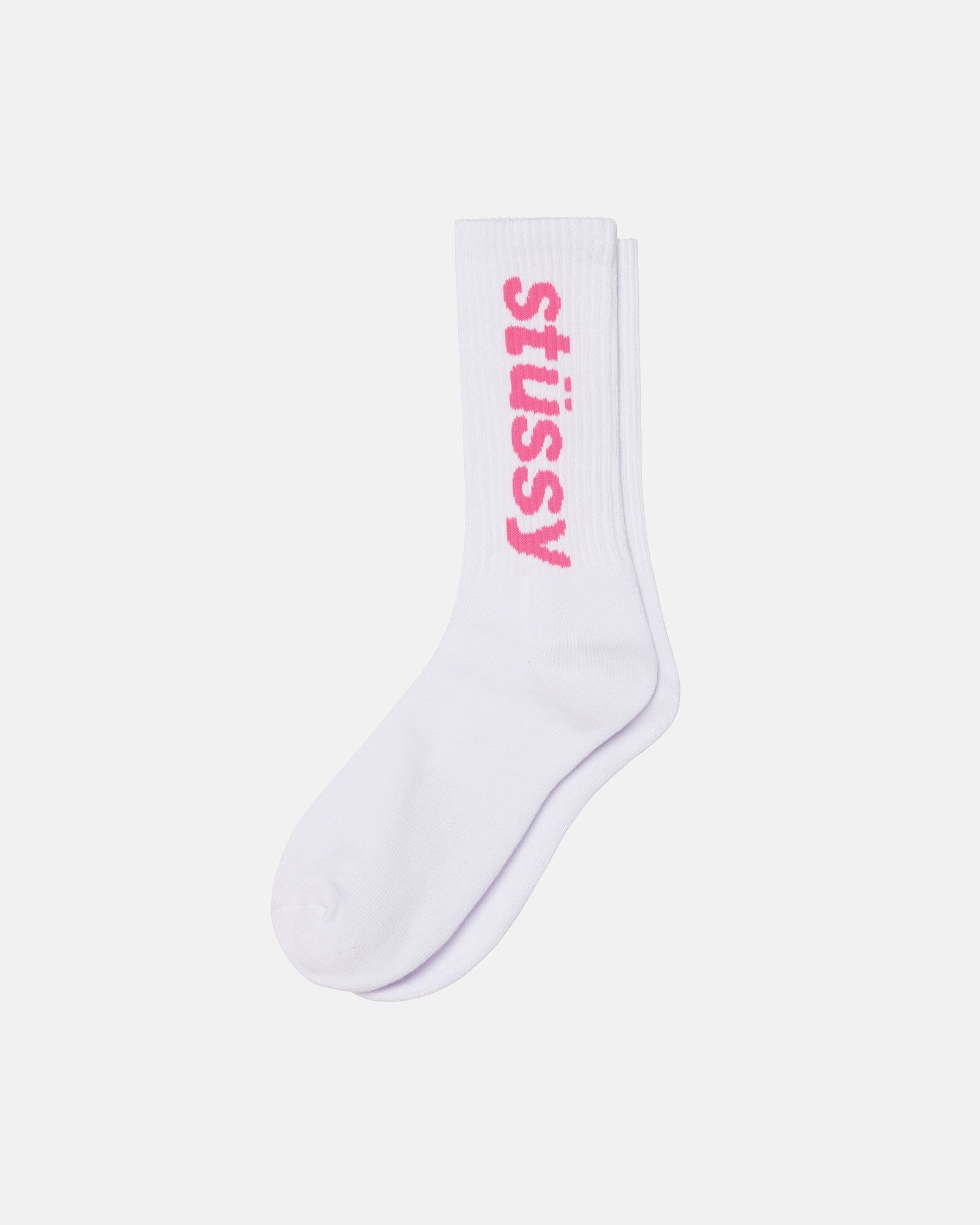 HELVETICA CREW SOCKS sold by Stussy