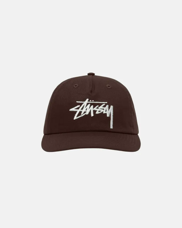 MID-DEPTH BIG STOCK SNAPBACK sold by Stussy