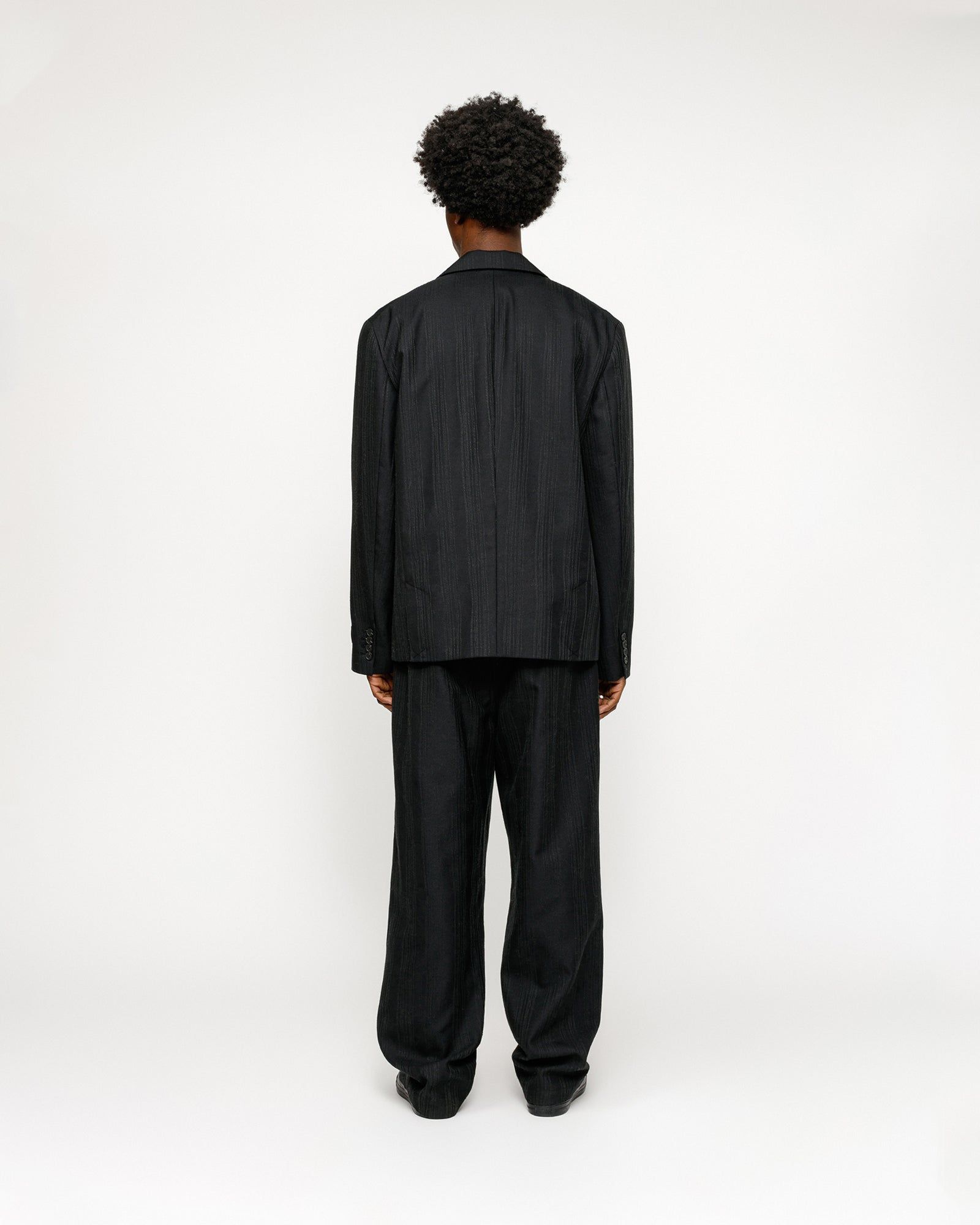 STITCH STRIPE DOUBLE-BREASTED BLAZER sold by Stussy product image thumbnail 4