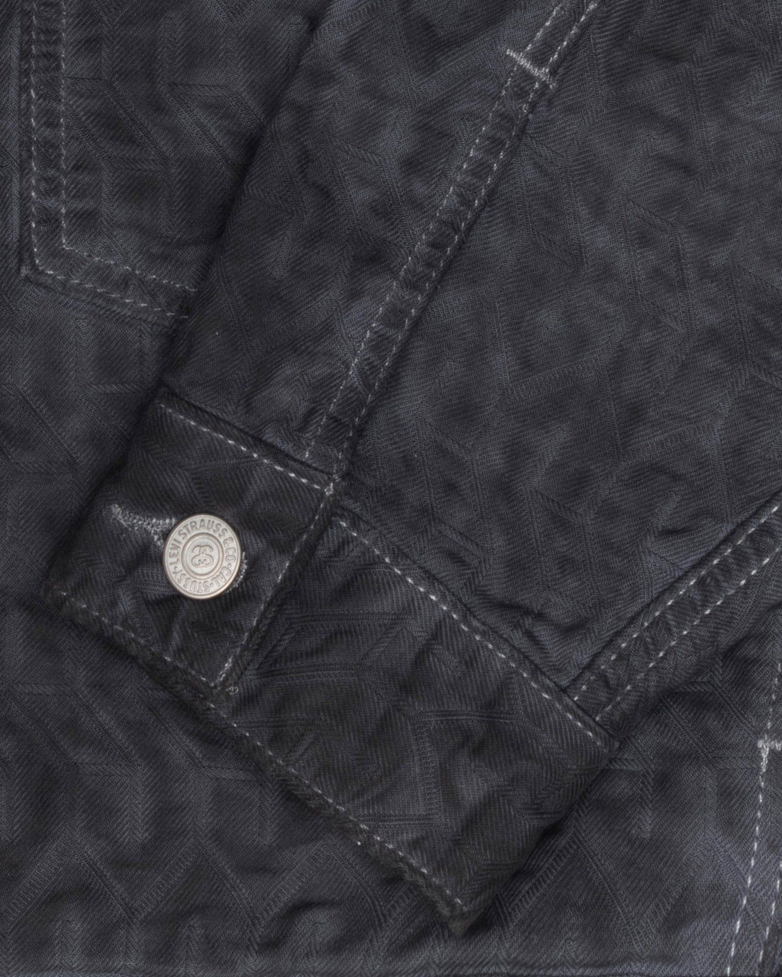 STÜSSY & LEVI'S DYED JACQUARD TRUCKER JACKET sold by Stussy product image thumbnail 4