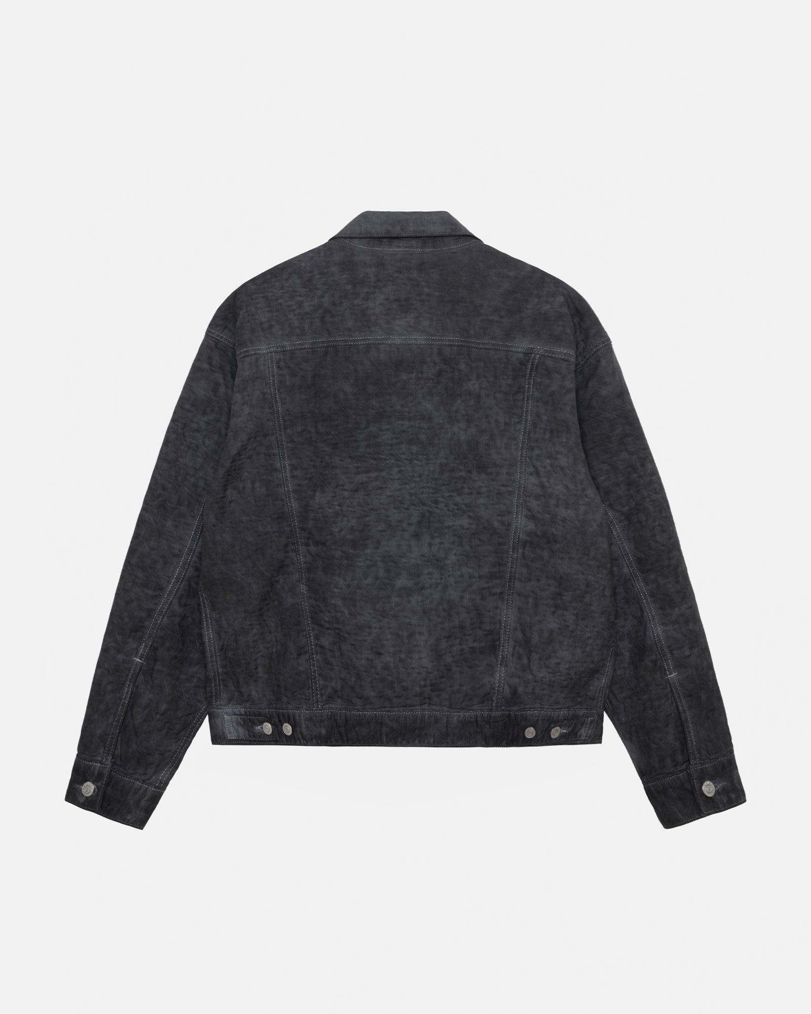 Stüssy & Levi's® Jacquard Trucker Jacket - Black | Levi's® US