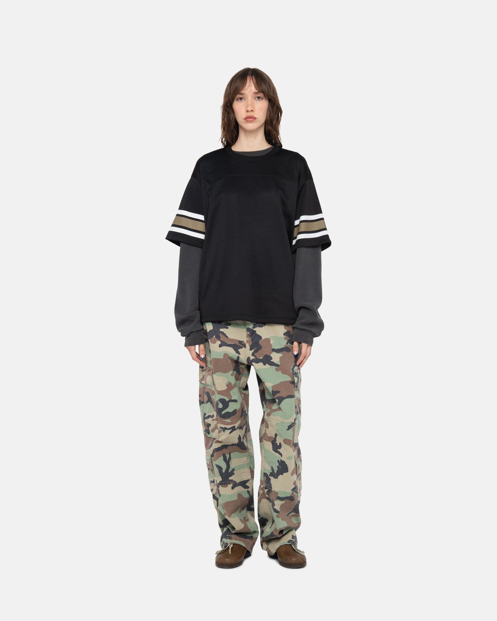 SURFMAN MESH FOOTBALL JERSEY sold by Stussy product image thumbnail 8