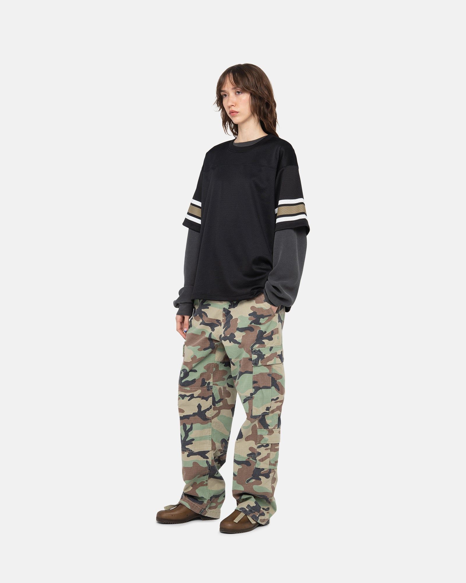 SURFMAN MESH FOOTBALL JERSEY sold by Stussy product image thumbnail 9