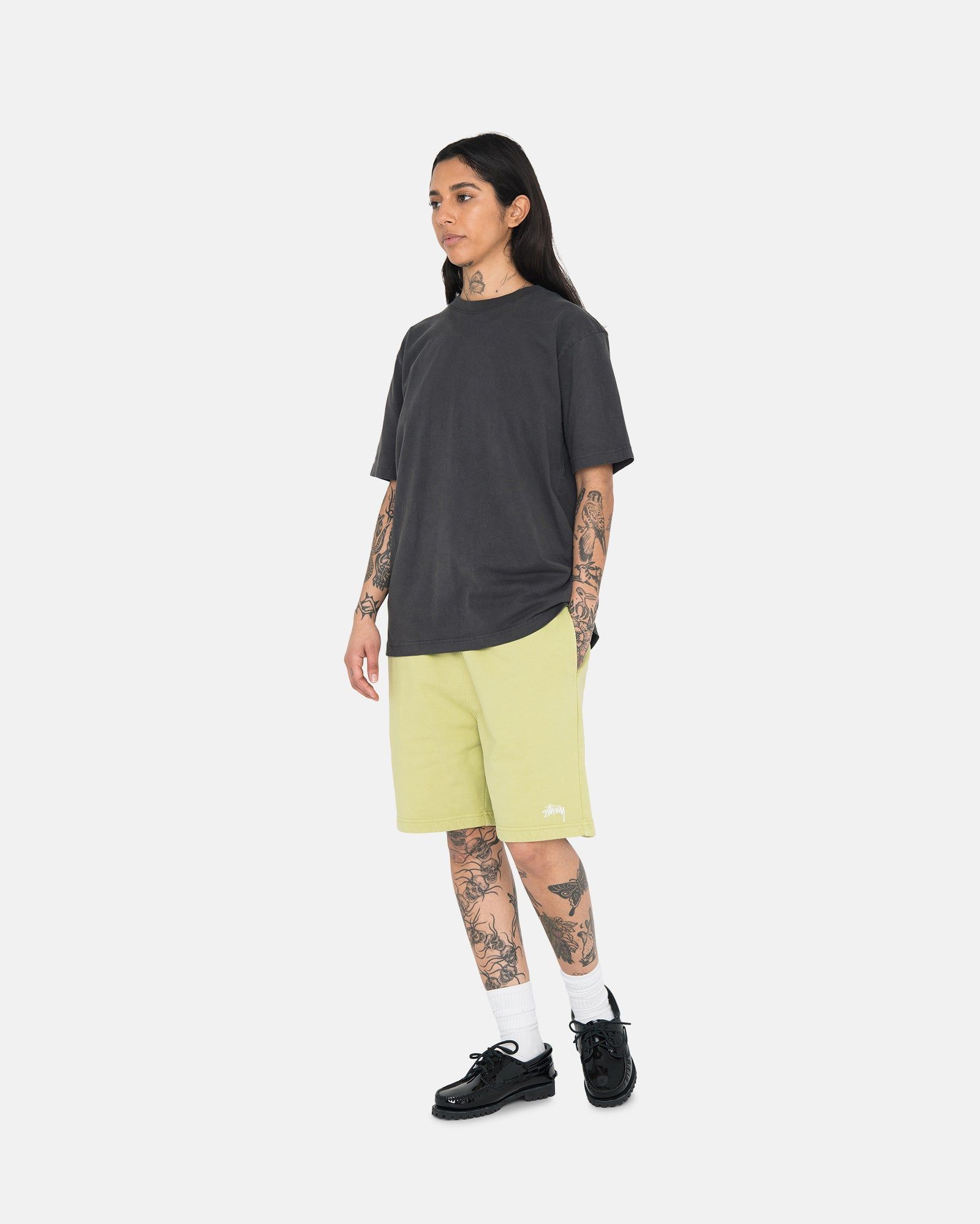 OVERDYED STOCK LOGO SWEATSHORT sold by Stussy product image thumbnail 9