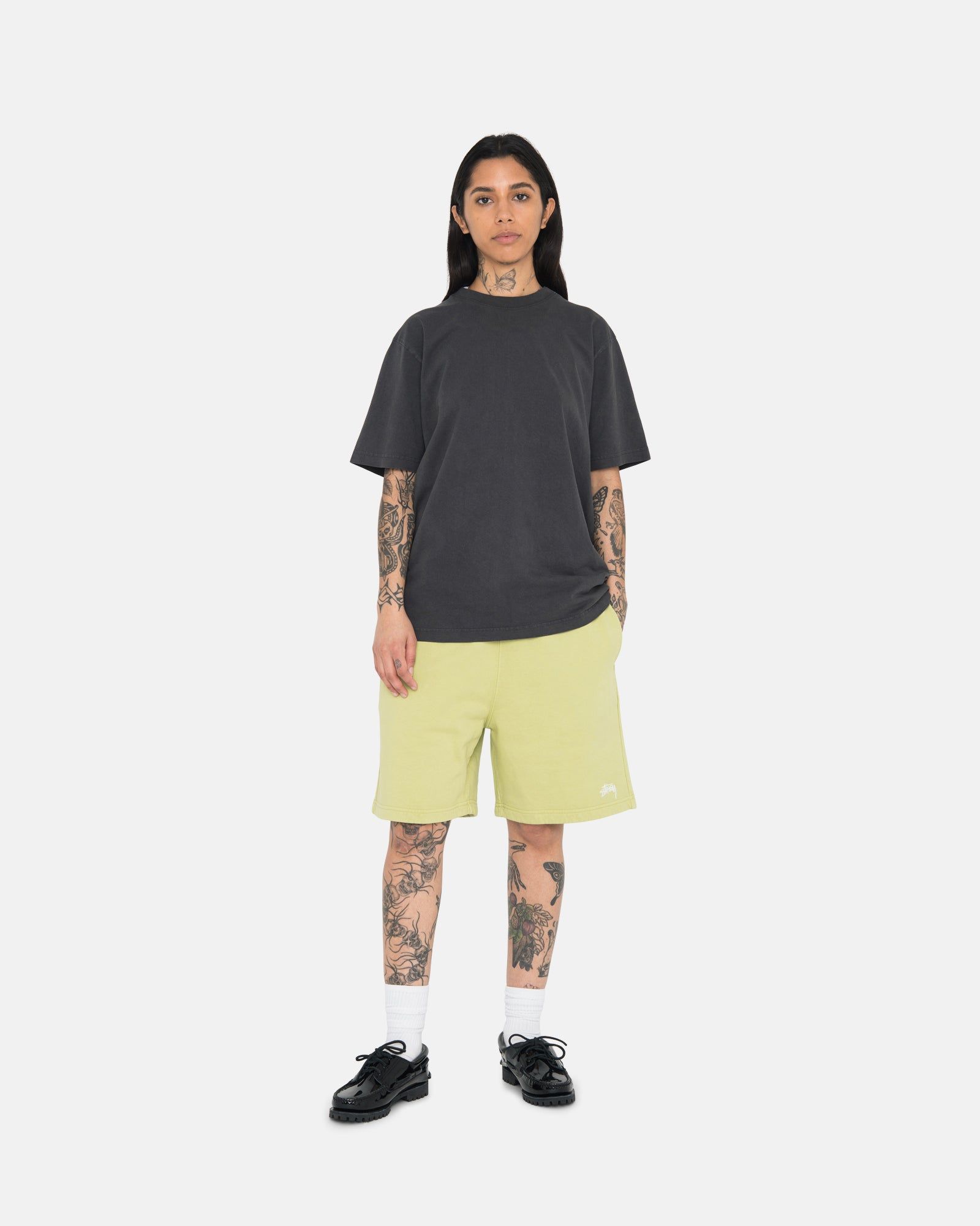 OVERDYED STOCK LOGO SWEATSHORT sold by Stussy product image thumbnail 8