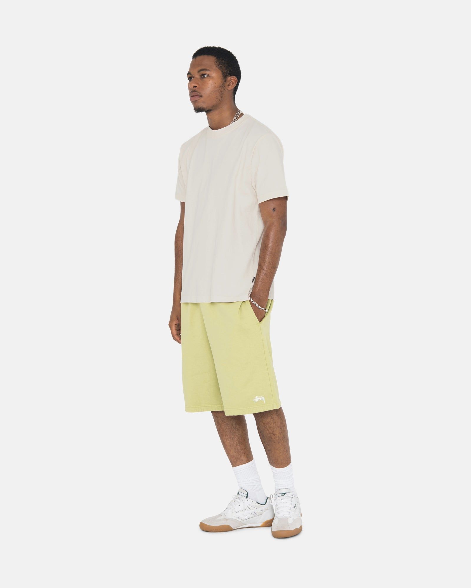 OVERDYED STOCK LOGO SWEATSHORT sold by Stussy product image thumbnail 6