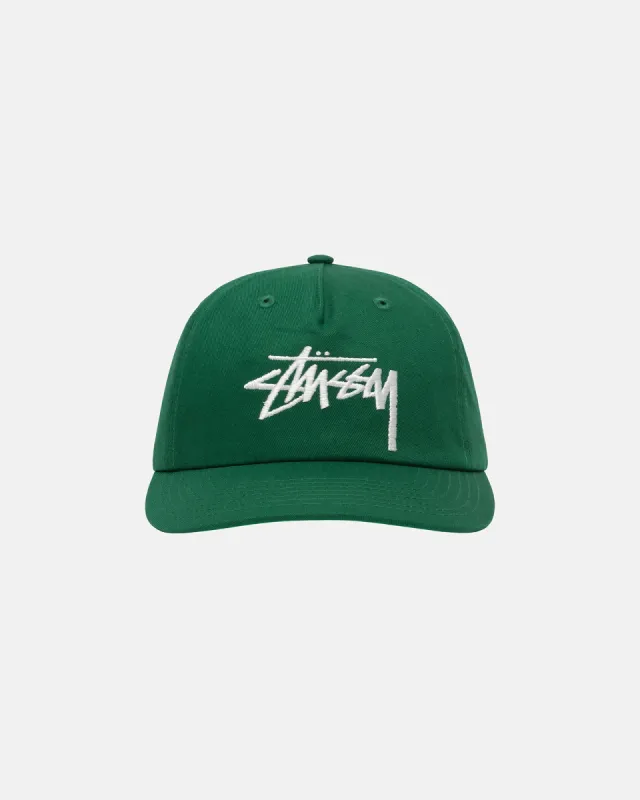 MID-DEPTH BIG STOCK SNAPBACK sold by Stussy