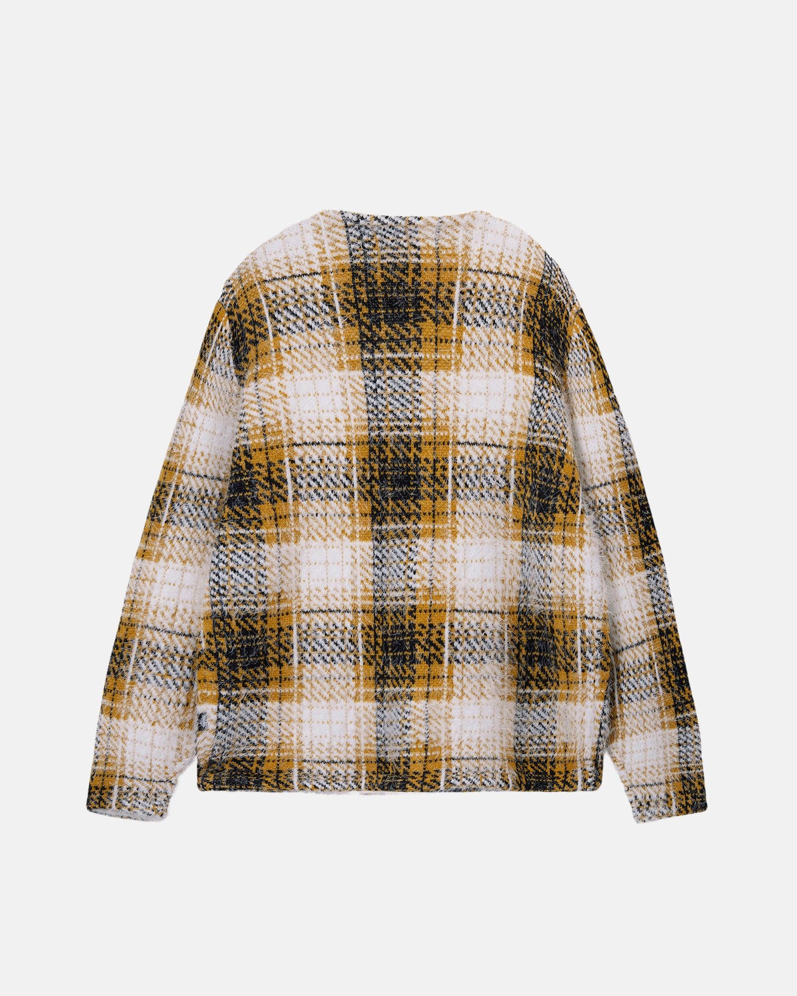 HAIRY PLAID CARDIGAN sold by Stussy product image thumbnail 2