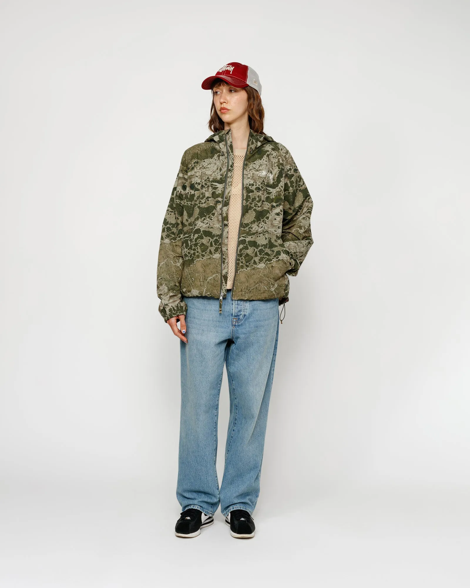 【完売品】STUSSY Realtree WAV3 camo シェルジャケット Buy Stussy Realtree Wav3 Beach Shell 'Wave Blue/Yellow