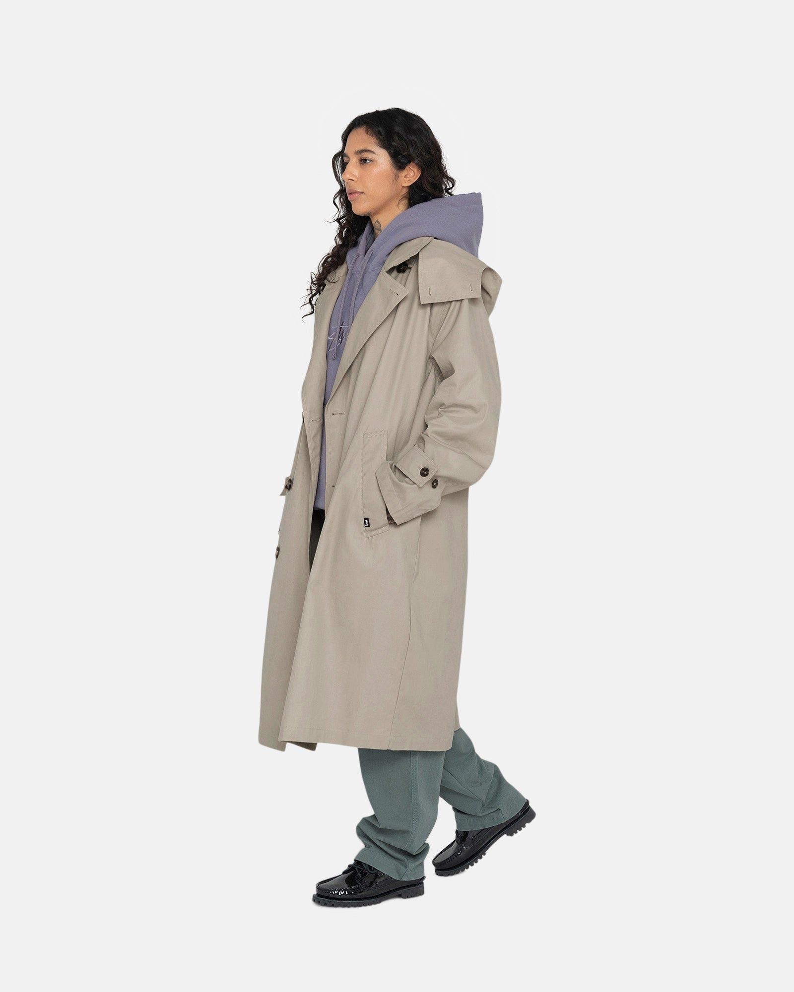 SOLAR TRENCH COAT sold by Stussy product image thumbnail 10