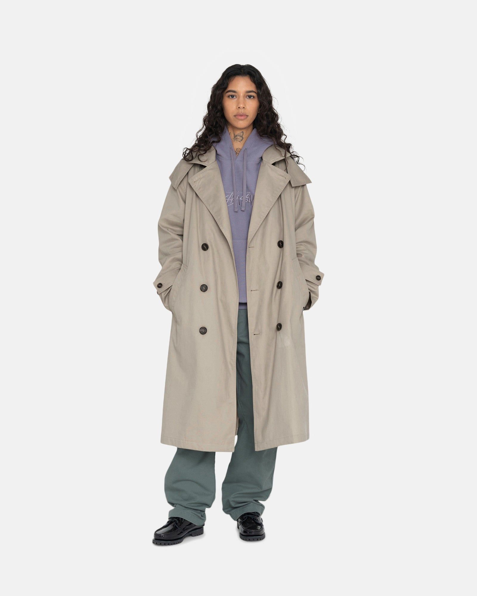 SOLAR TRENCH COAT sold by Stussy product image thumbnail 9