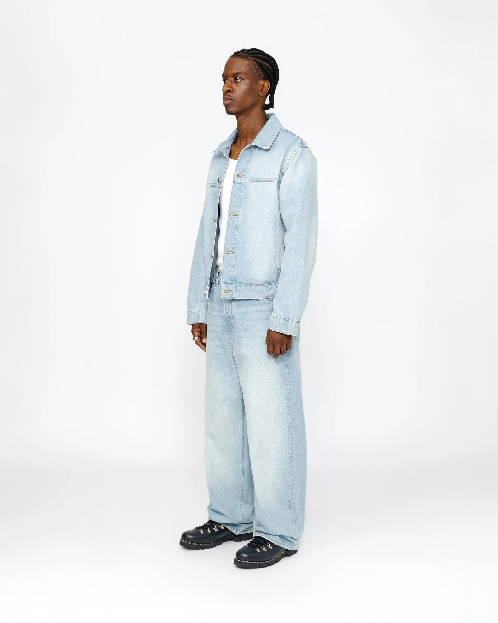 TRUCKER JACKET DENIM sold by Stussy product image thumbnail 2