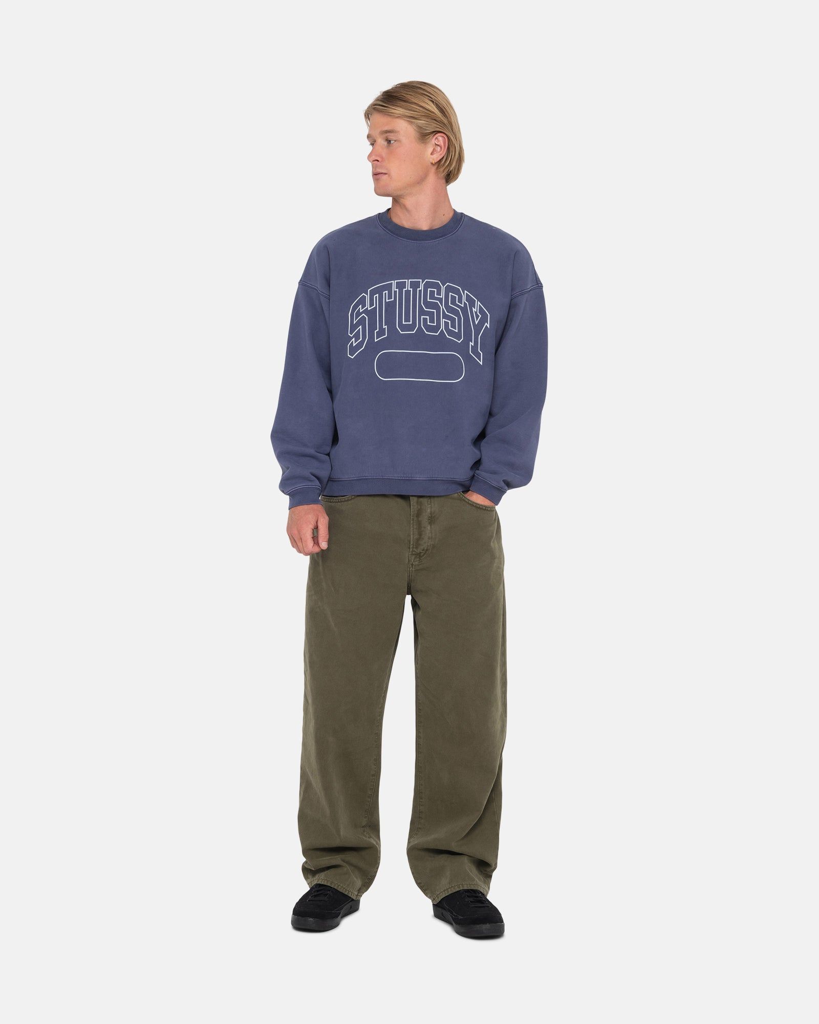 VARSITY OVERSIZED CREW sold by Stussy product image thumbnail 5