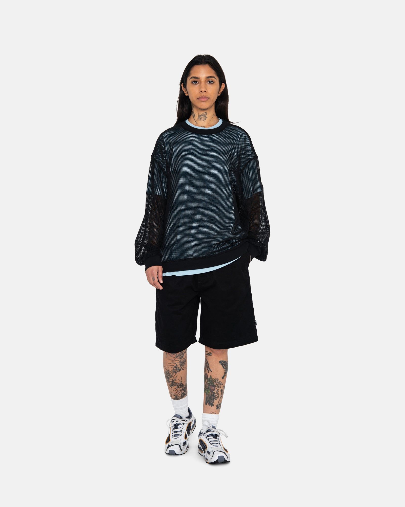 COTTON MESH LS CREW sold by Stussy product image thumbnail 8