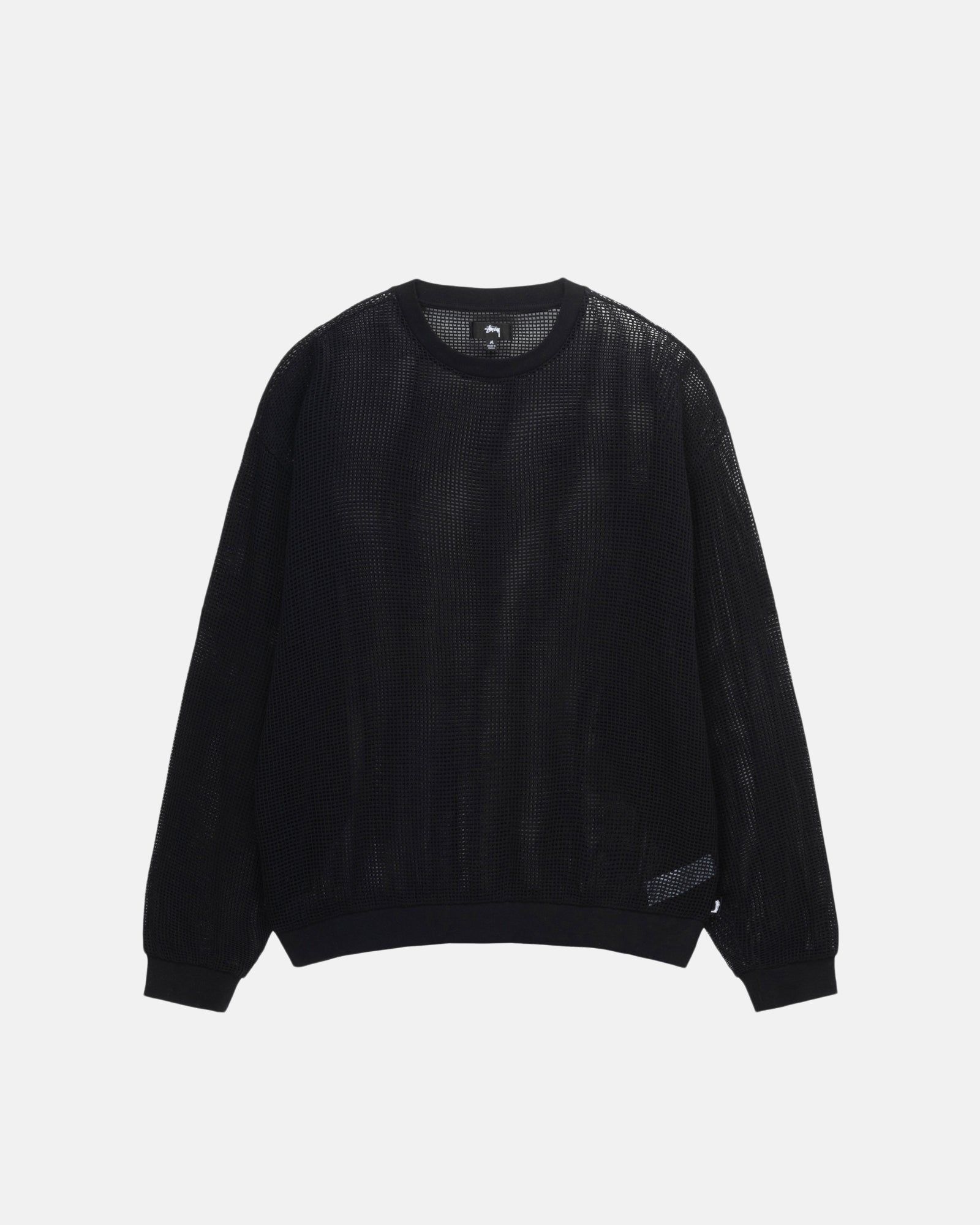 COTTON MESH LS CREW sold by Stussy