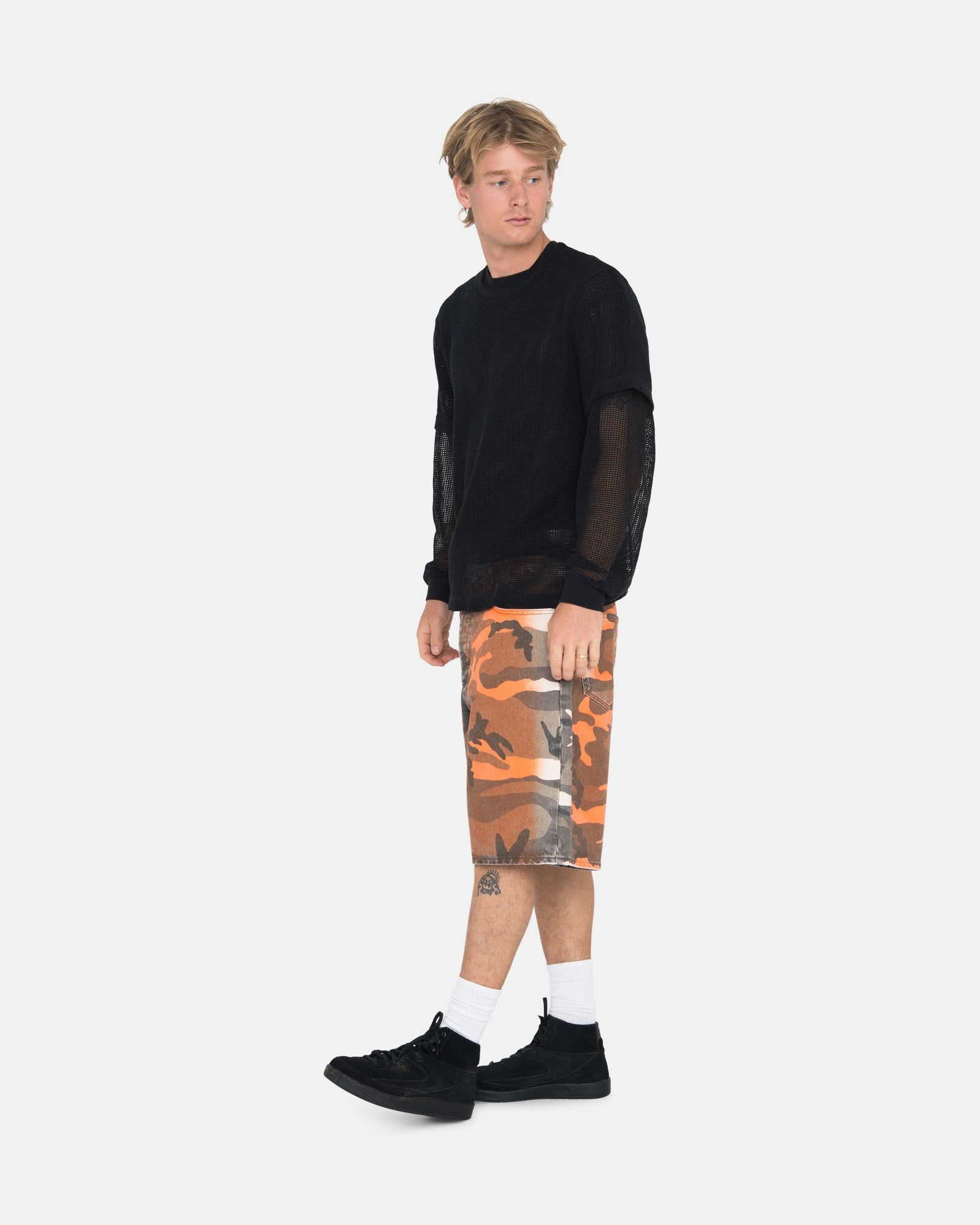 COTTON MESH LS CREW sold by Stussy product image thumbnail 6