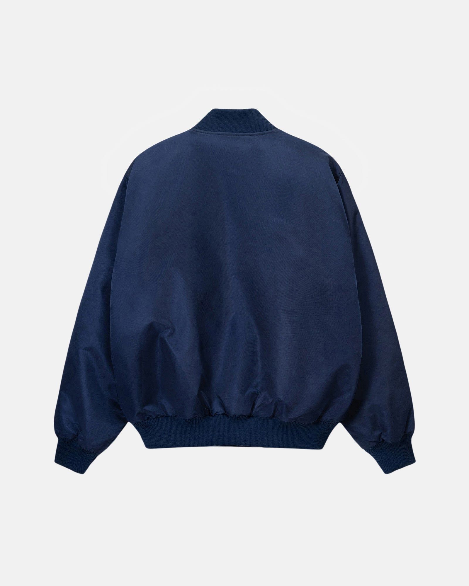 NY CHAPTER SATIN VARSITY JACKET sold by Stussy product image thumbnail 2