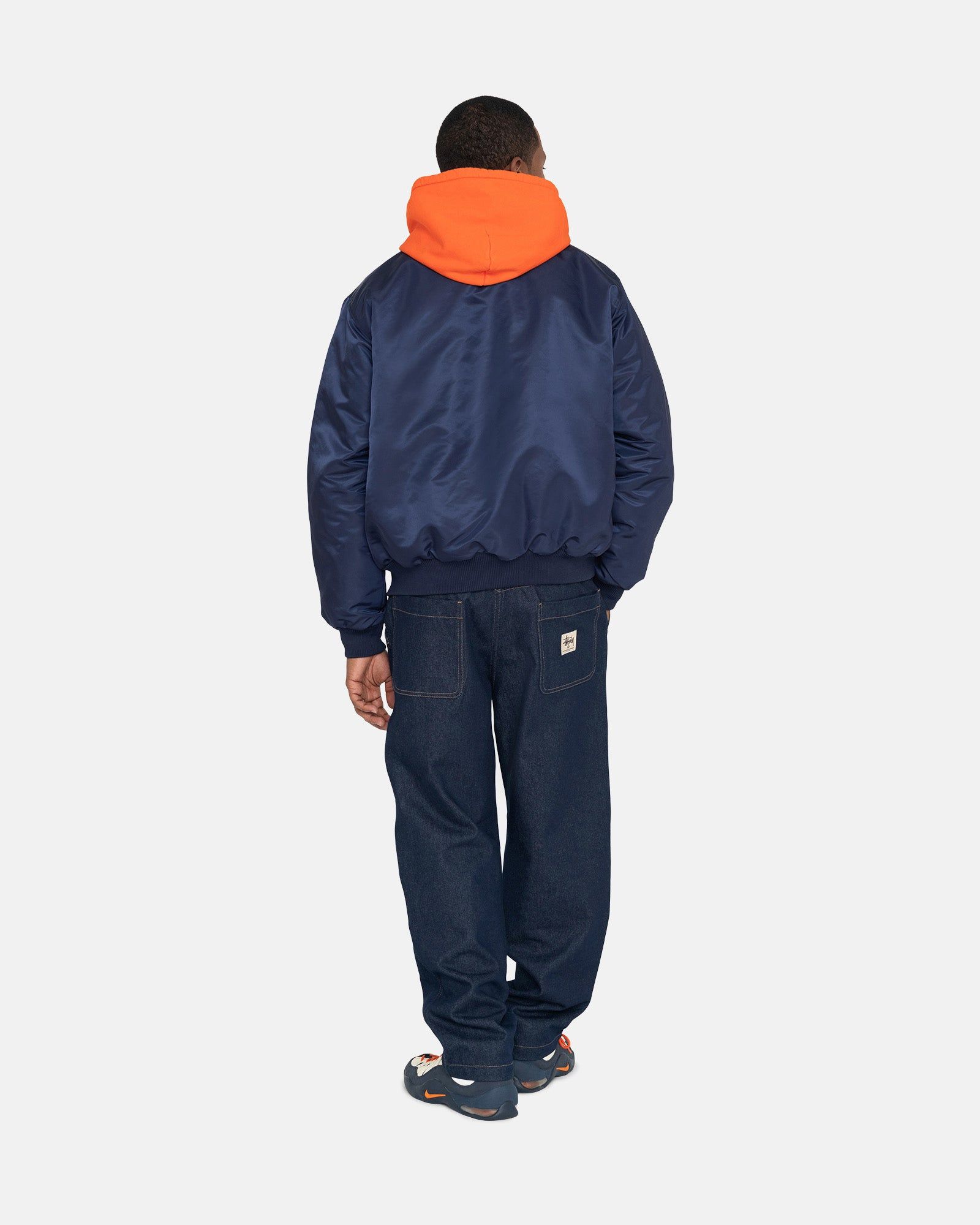 NY CHAPTER SATIN VARSITY JACKET sold by Stussy product image thumbnail 8