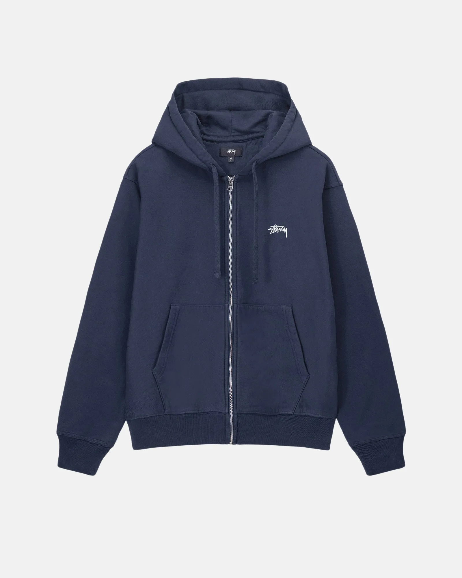 STOCK LOGO ZIP HOODIE sold by Stussy