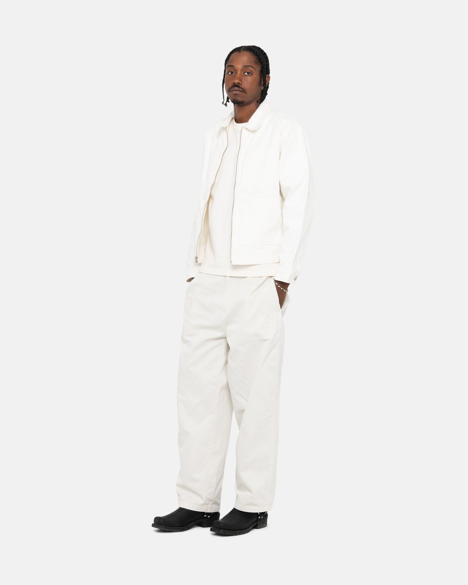 ZIP WORK JACKET OVERDYED sold by Stussy product image thumbnail 5