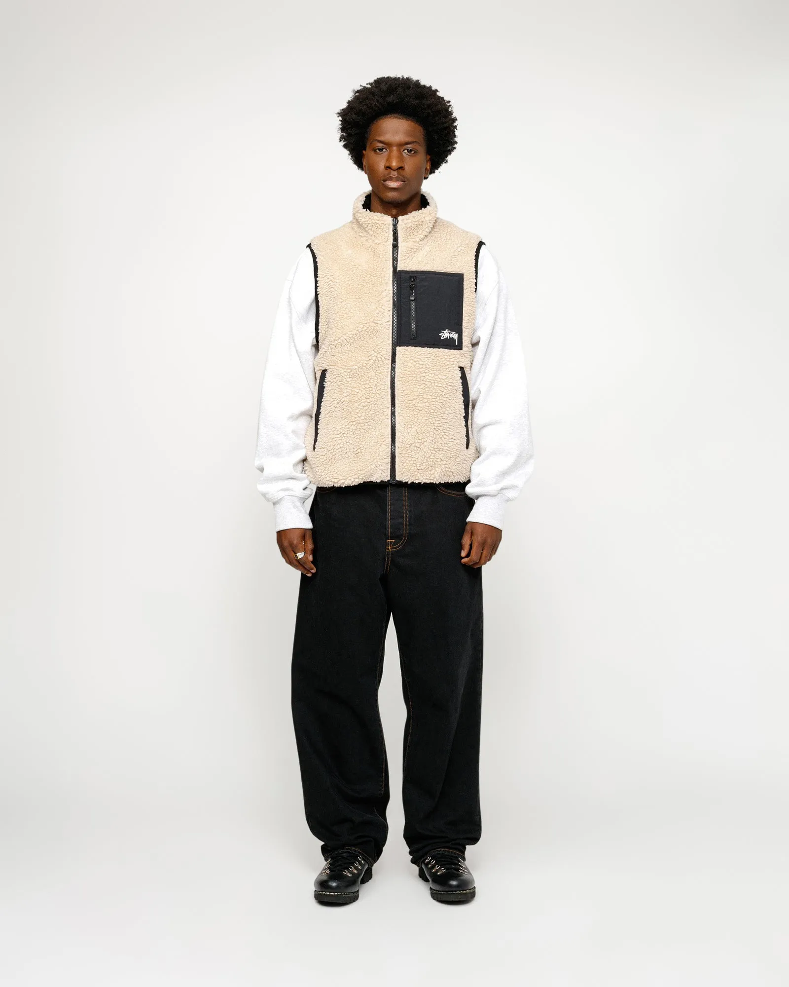 SHERPA REVERSIBLE VEST sold by Stussy product image thumbnail 5
