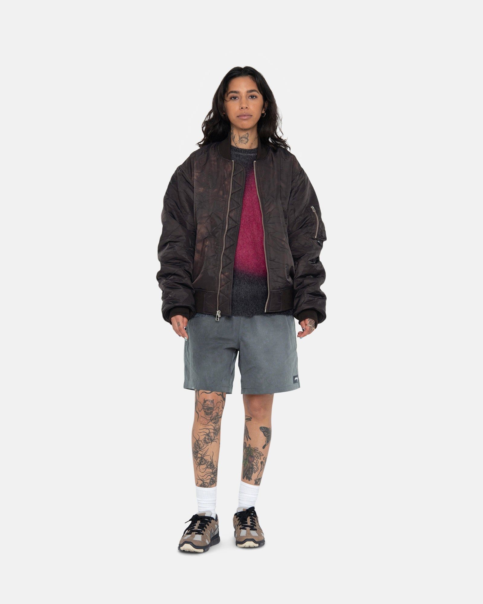DYED NYLON BOMBER sold by Stussy product image thumbnail 9