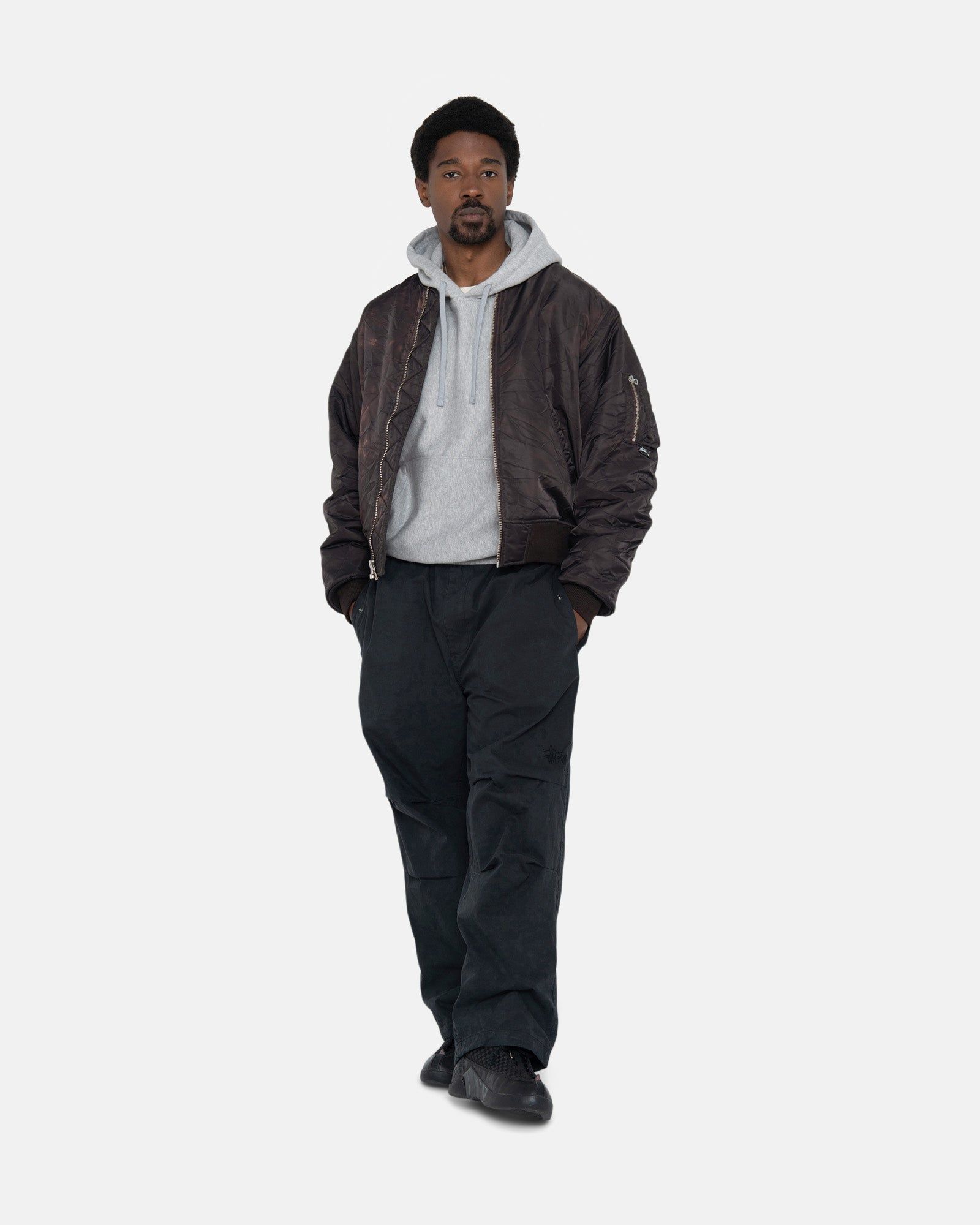 DYED NYLON BOMBER sold by Stussy product image thumbnail 6
