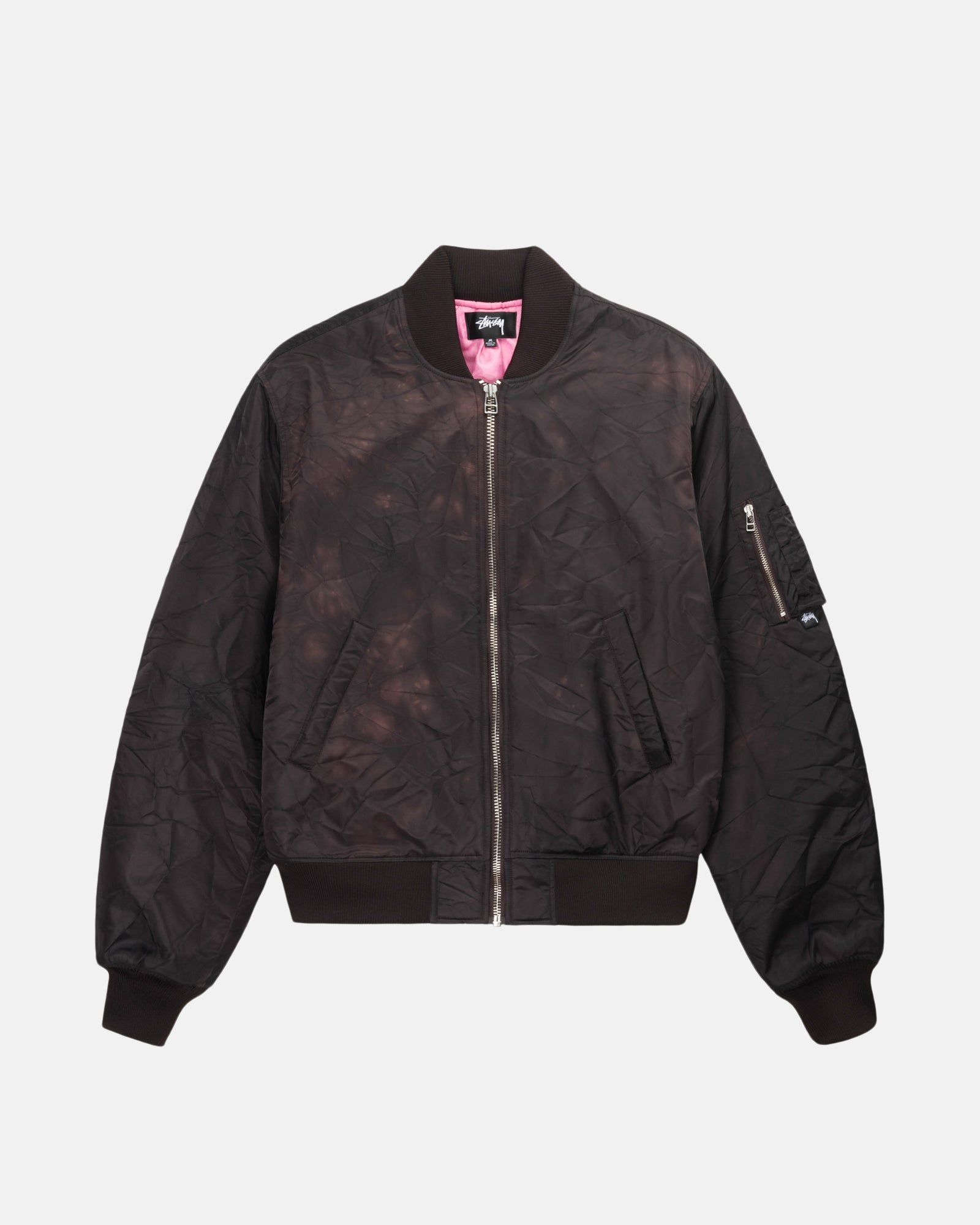 DYED NYLON BOMBER sold by Stussy